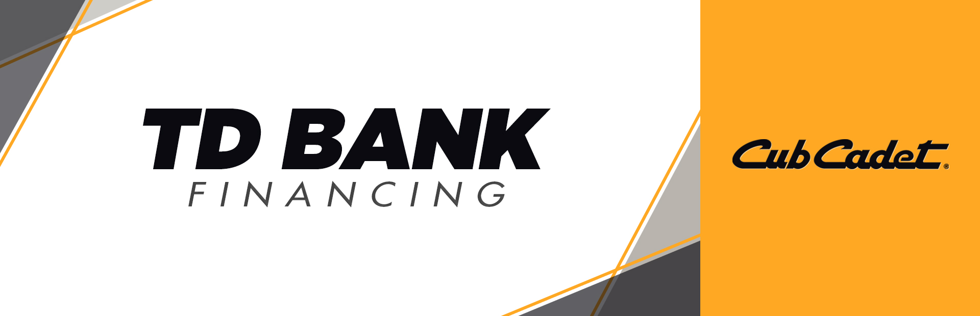 Cub Cadet: TD Bank Financing
